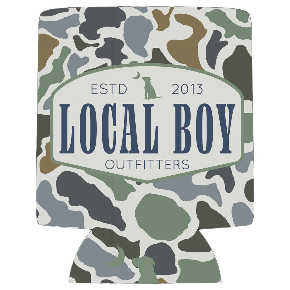 Local Boy Printed Homegrown Badge Koozie