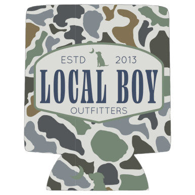 Local Boy Printed Homegrown Badge Koozie