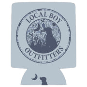 Local Boy Original Distressed LCF Cobalt Circle Koozie