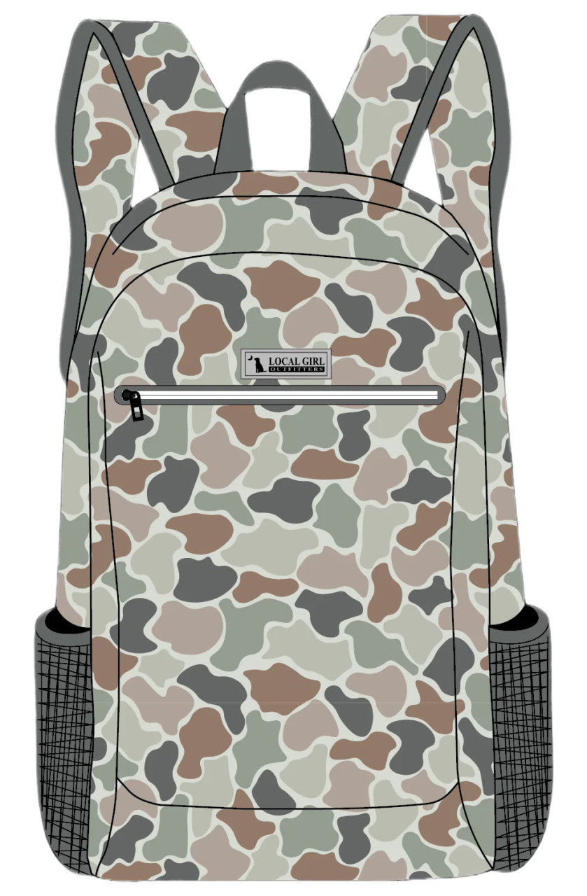 Local Girl Backpack - Forest Camo Flora