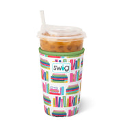Swig Life Medium Iced Cup Coolie - Book Club