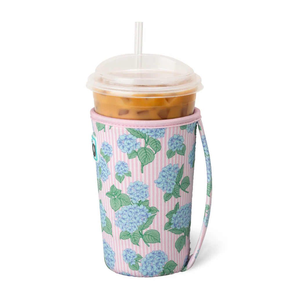 Swig Life Hydrangeas Medium Iced Cup Coolie