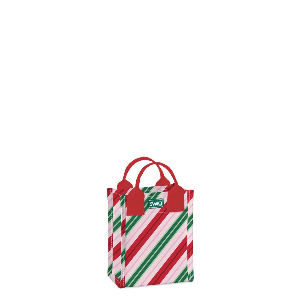 Swig Life Candy Cane Lane Mini Reusable Gift Bag