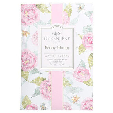 Greenleaf Large Scented Envelope Sachet - Peony Bloom