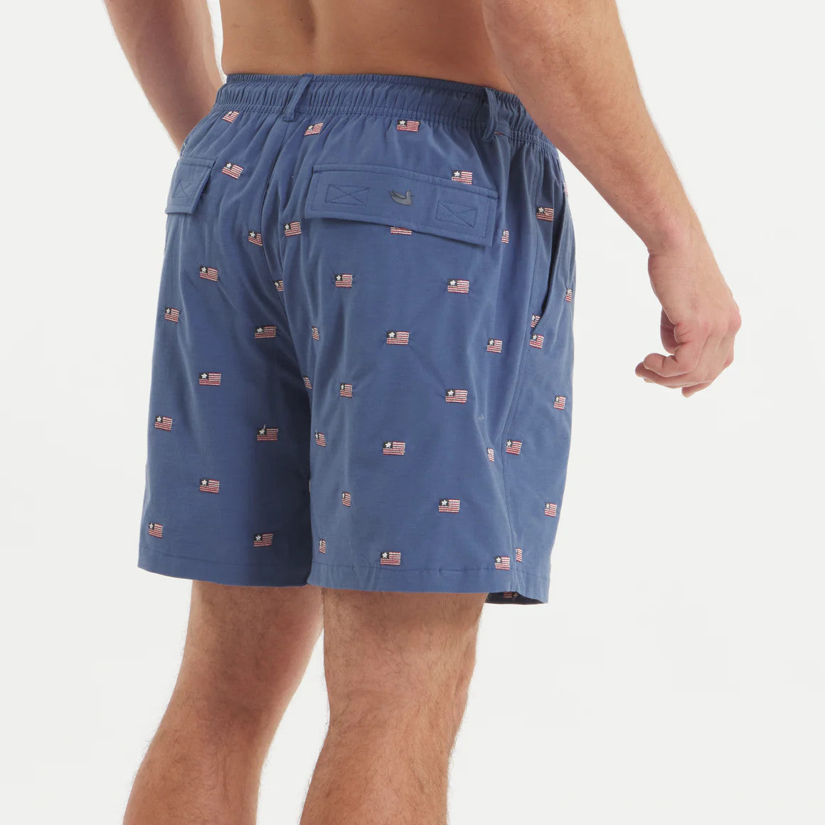 Southern Marsh Southernclassics Swim Trunk Charbray Flags - Navy Swim