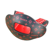 Shock Doctor Max AirFlow Lip Guard - Black Red Lux