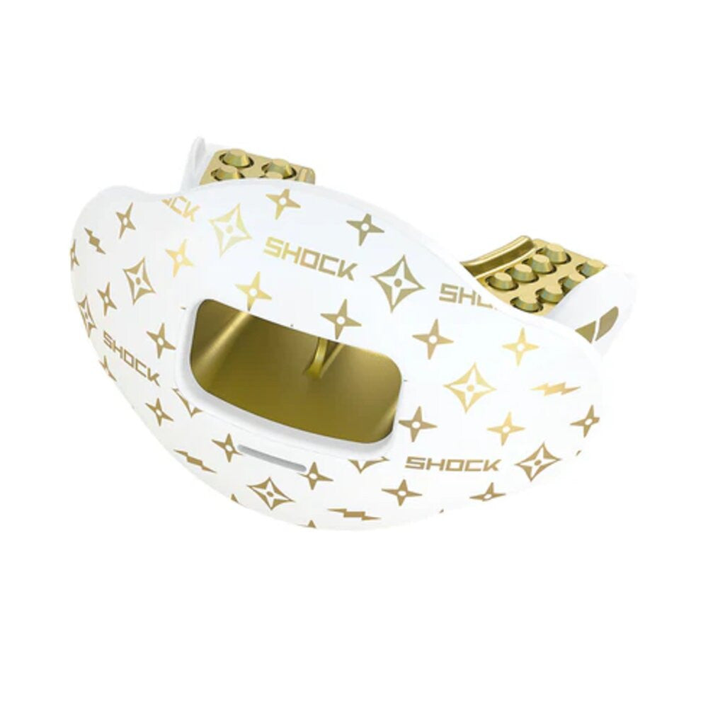 Shock Doctor Max AirFlow Lip Guard - White Gold Lux
