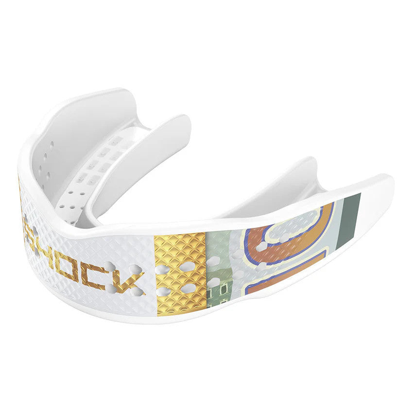 Shock Doctor Trash Talker Mouthguard - Gold Band