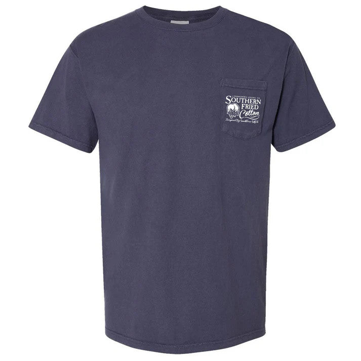 Southern Fried Cotton Waves on the Sunset Tee
