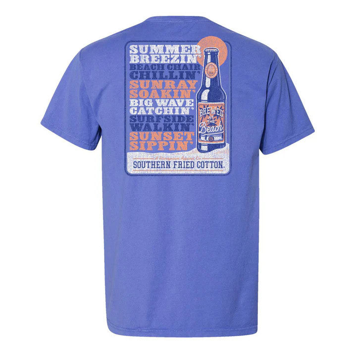 Southern Fried Cotton Brewed at the Beach Tee