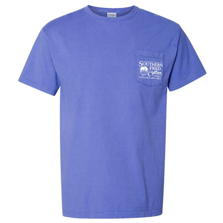 Southern Fried Cotton Brewed at the Beach Tee