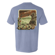 Southern Fried Cotton Men's Waterfowl Tee - Ice Blue