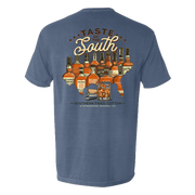 Southern Fried Cotton Men's Taste of the South Tee - Blue Jean