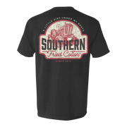 Southern Fried Cotton men's A Little Dirt Under My Boots Tee - Graphite