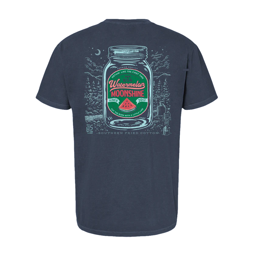 Southern Fried Cotton Women's Watermelon Moonshine Tee - China