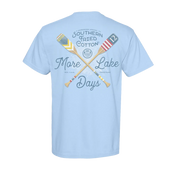 Southern Fried Cotton Men's More Lake Days, Please Tee - Hydrangea