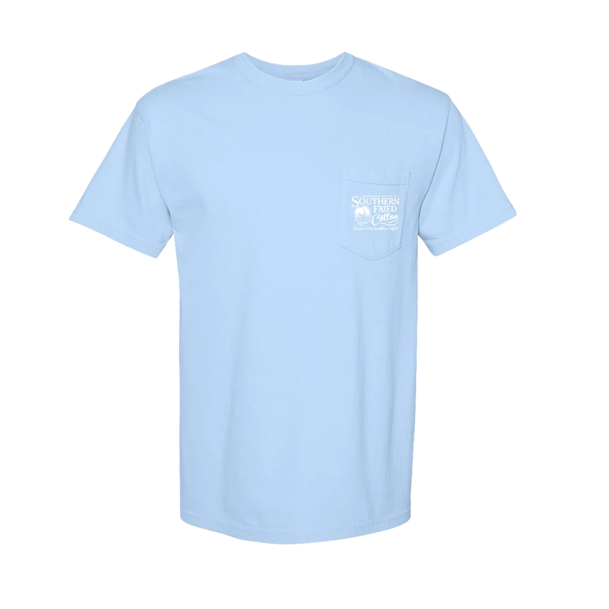 Southern Fried Cotton Men's More Lake Days, Please Tee - Hydrangea