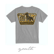 Southern Fried Cotton Youth Duck Camo Tee - Granite