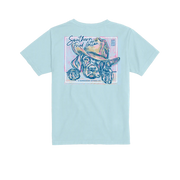 Southern Fried Cotton Youth Howdy Y'all Tee - Chambray