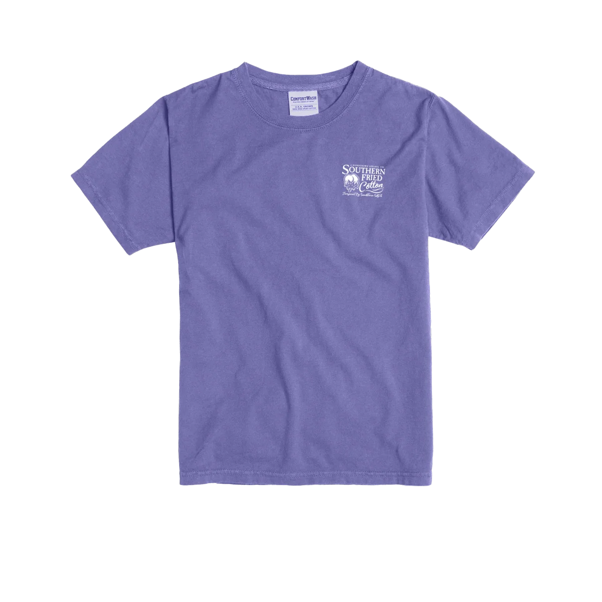 Southern Fried Cotton Youth Chicken Tender Tee - Violet