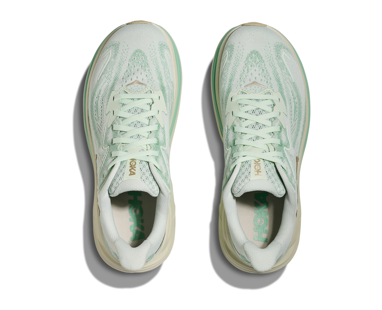 Hoka Women's Clifton 10-Sea Glass/Jadeite