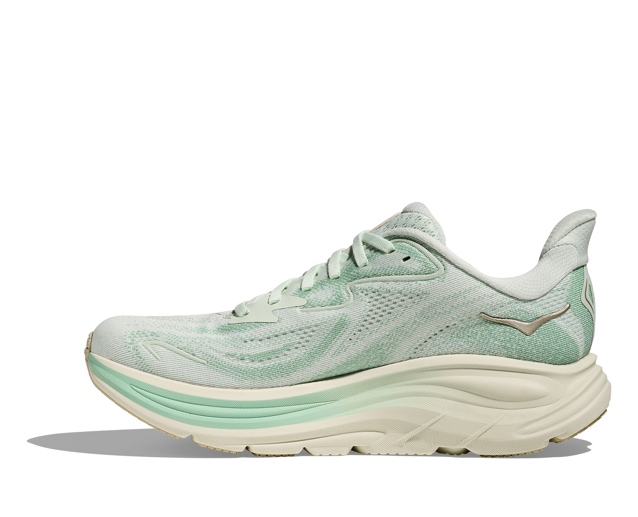 Hoka Women's Clifton 10-Sea Glass/Jadeite