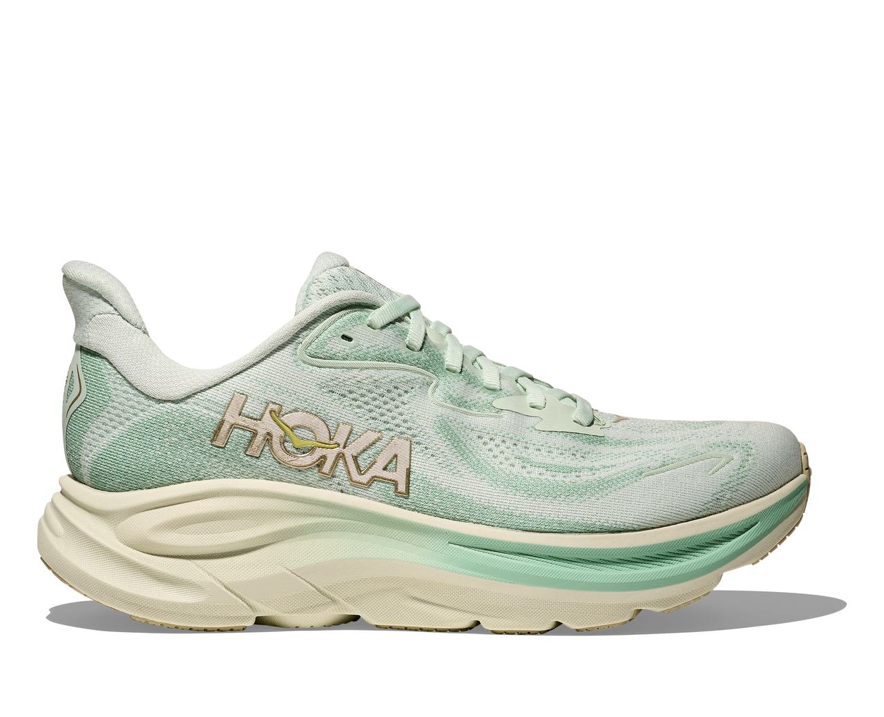 Hoka Women's Clifton 10-Sea Glass/Jadeite