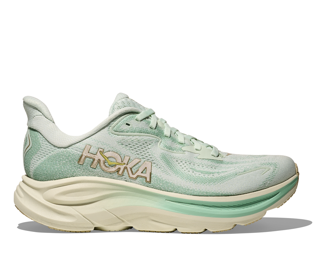 Hoka Women’s Clifton 10 Wide - Seaglass/Jadeite
