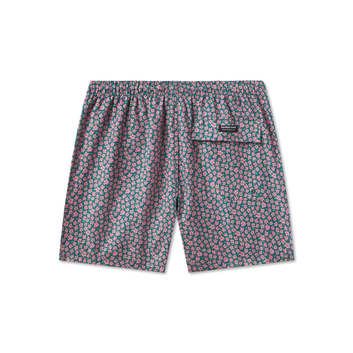 Southern Marsh Harbor Swim Trunk Azalea Way - Navy & Champions Green
