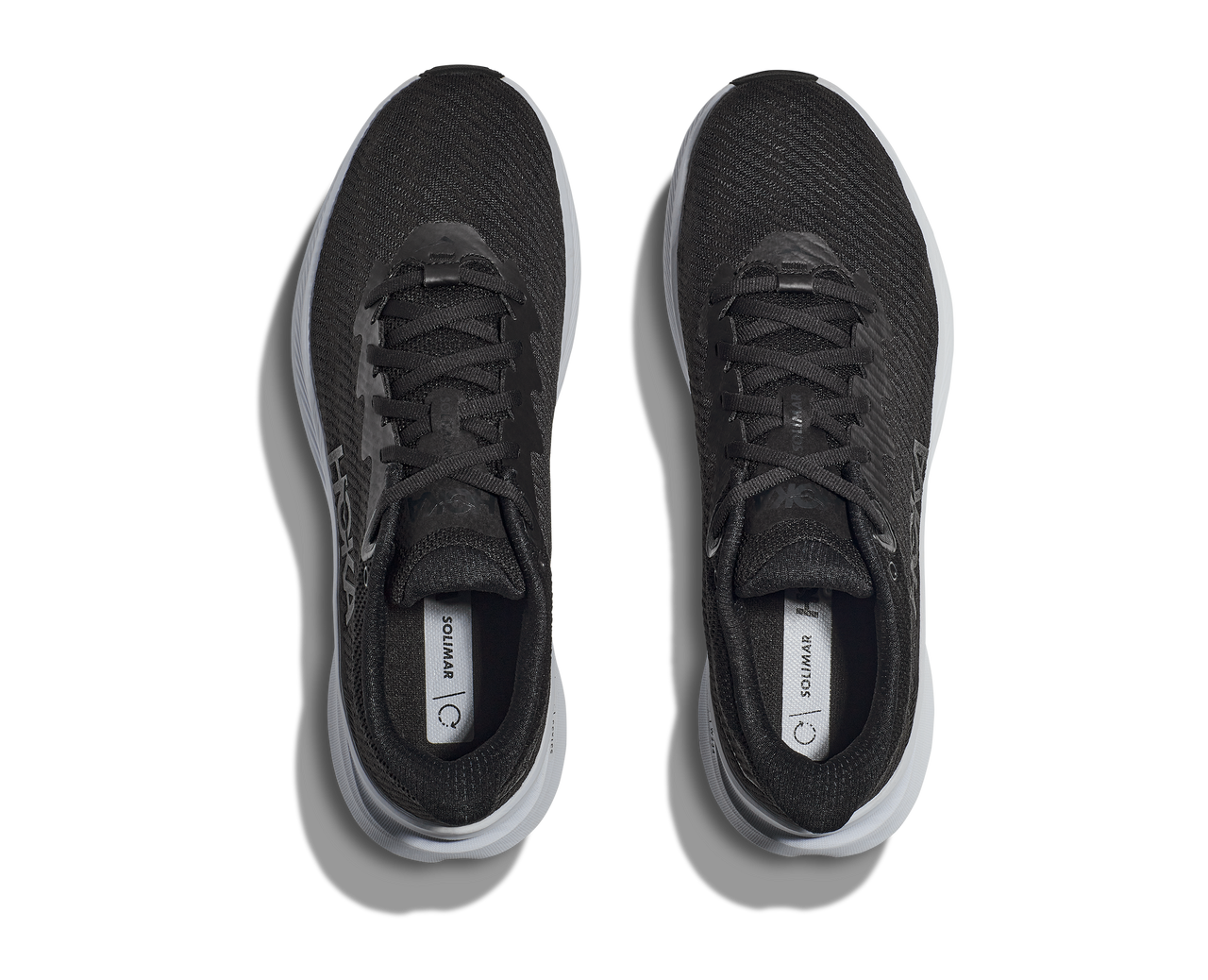 Hoka Men's Solimar Running Shoe - Black/White