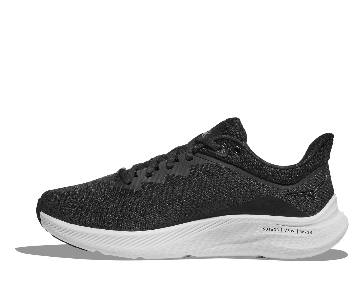 Hoka Men's Solimar Running Shoe - Black/White