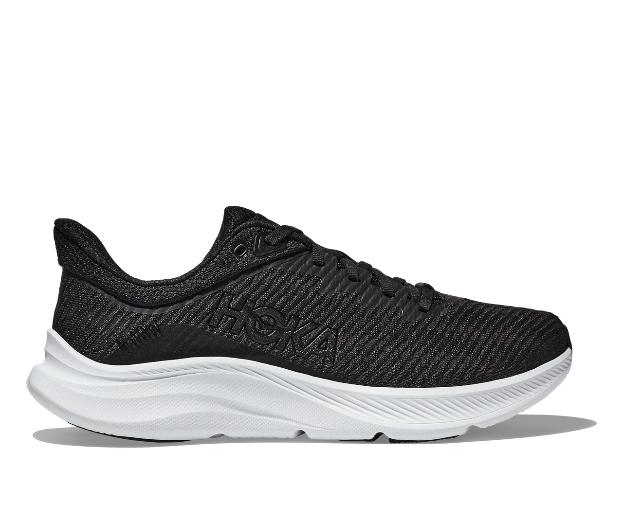 Hoka Men's Solimar Running Shoe - Black/White