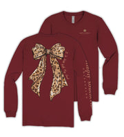 Simply Southern Women's Long Sleeve Soul T-Shirt - Carmine