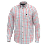 Local Boy Men's Buffkin Dress Shirt - Spearmint/Plum/Pink