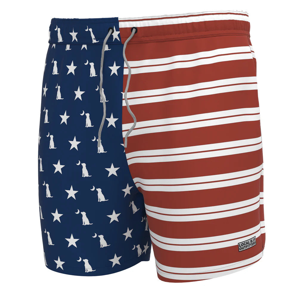Local Boy Youth Bayview Swim Trunk - American Local