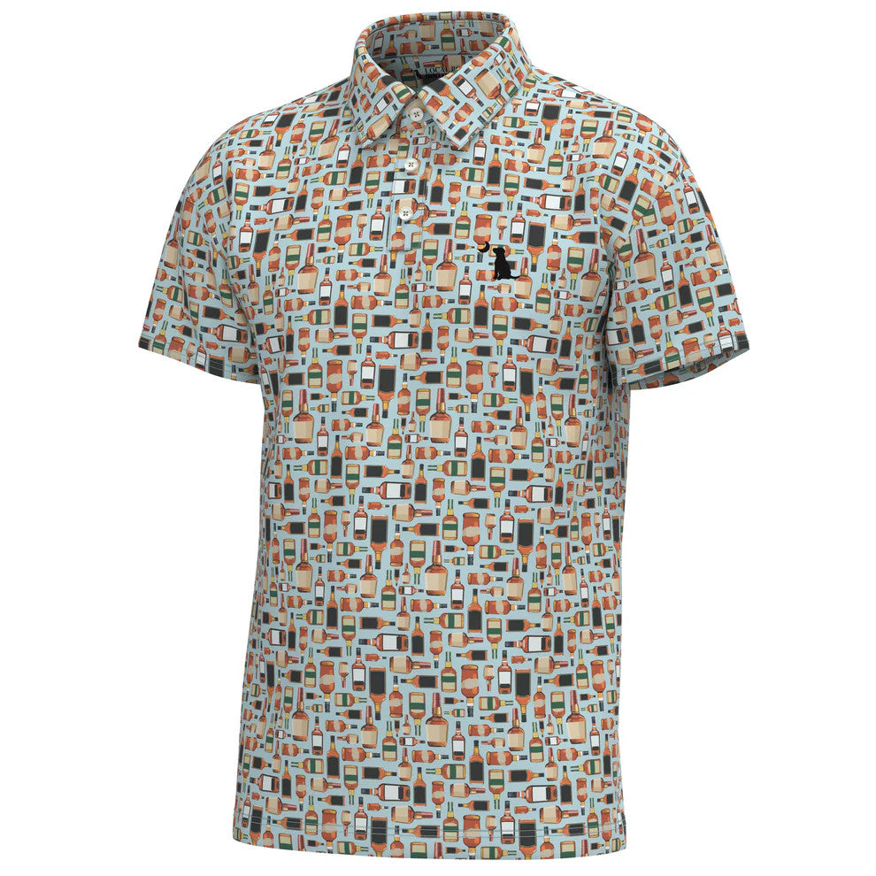 Local Boy Men's Dirty Myrtle Polo - Blue Bourbon