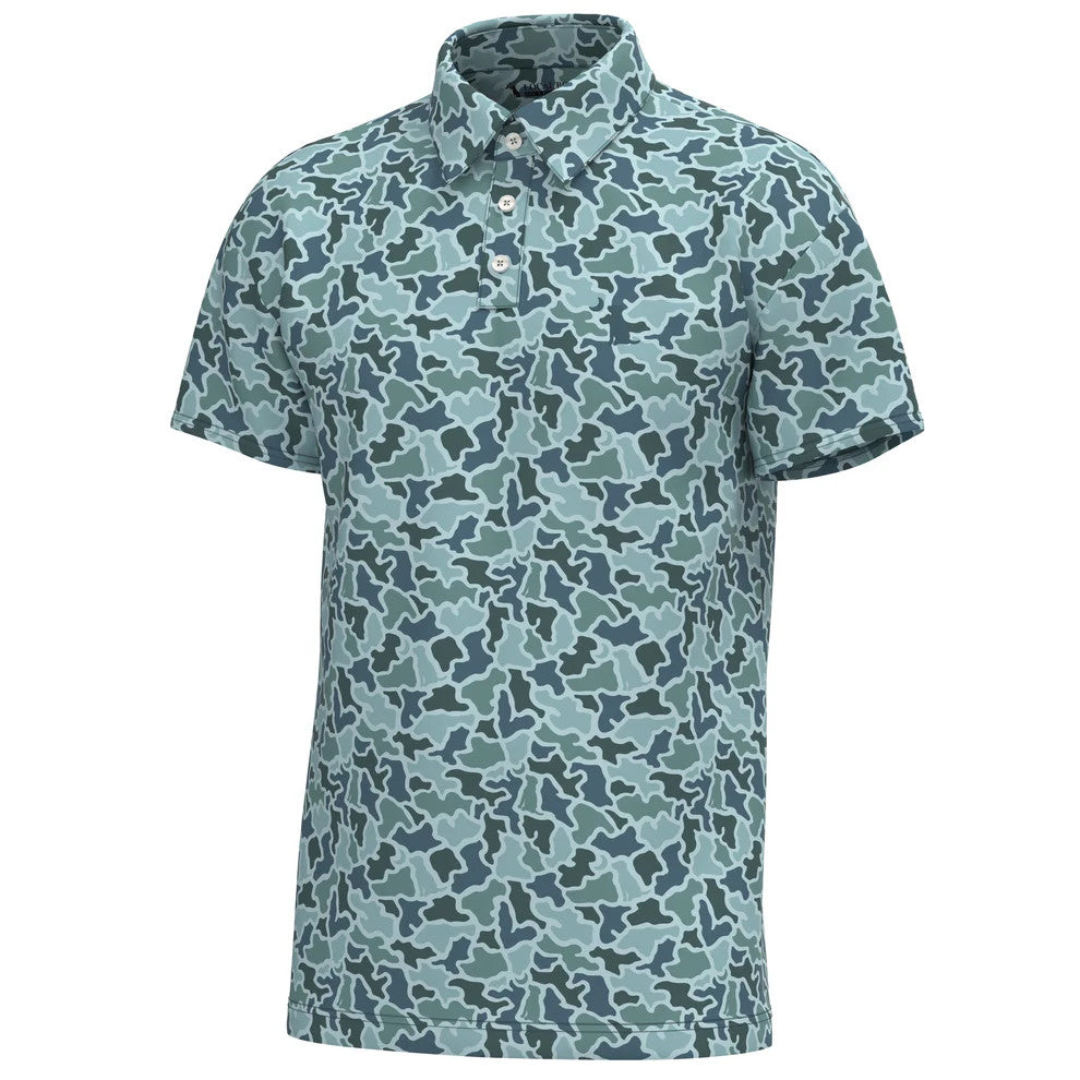 Local Boy Youth Dirty Myrtle Polo - Blue Dog & Moon Camo