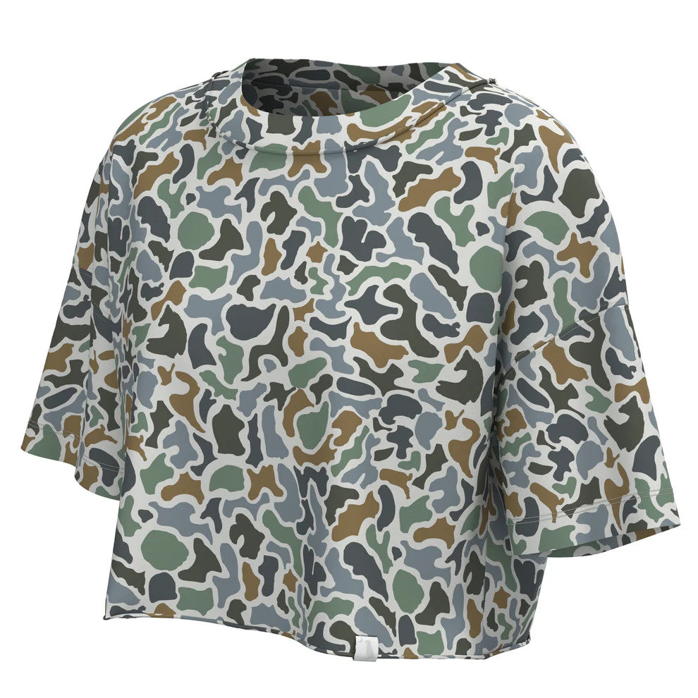 Local Girl Youth Boxy Crop Tee - Localflage Bluff