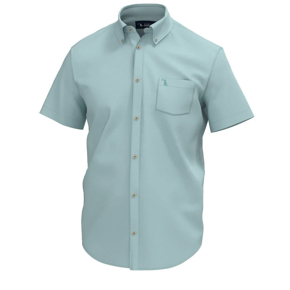 Local Boy Men's Low Country Button Down - Mint