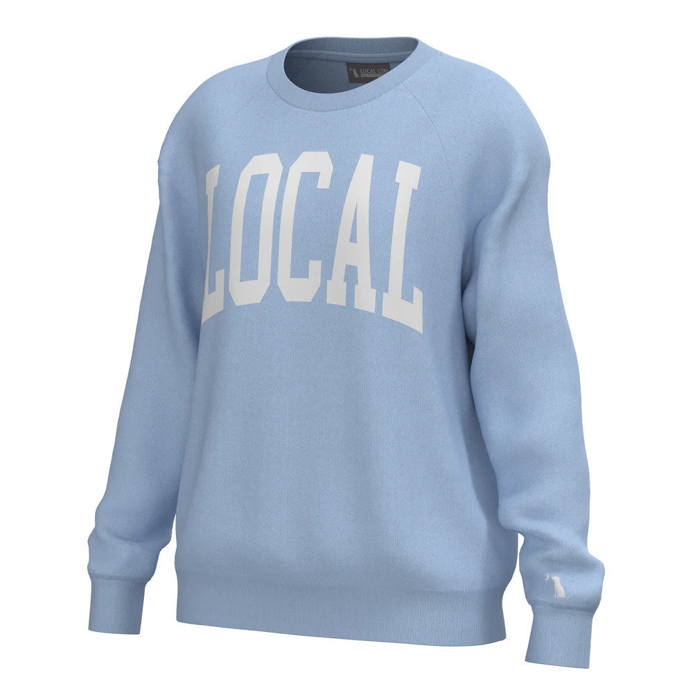 Local Girl Periwinkle Crescent Crew