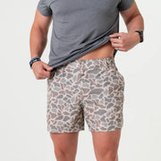 Burlebo Everyday Short - Classic Deer Camo - Grey Pocket - 5.5"