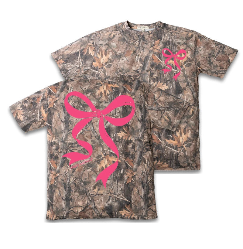 Simply Southern Women's Camo Bow Tee