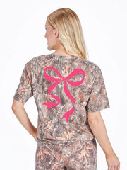 Simply Southern Women's Camo Bow Tee