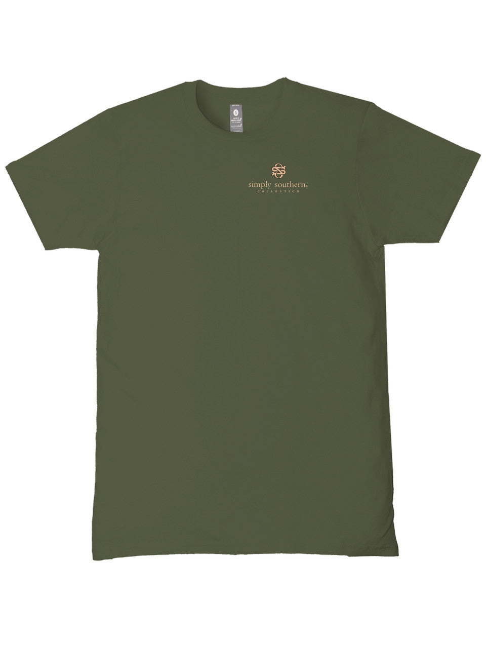 Simply Southern Women's Broken Tee - Dill