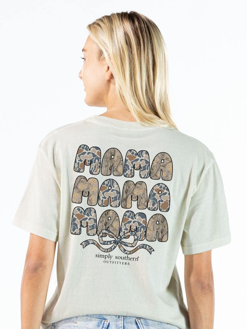 Simply Southern Women's Camo Mama Tee