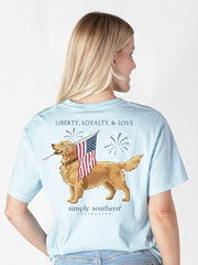 Simply Southern Women's Loyalty Tee - Ice