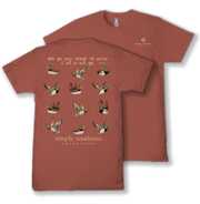 Simply Southern Women's Mallard Tee - Rust