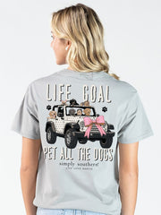 Simply Southern Women's Pet All The Dogs Tee