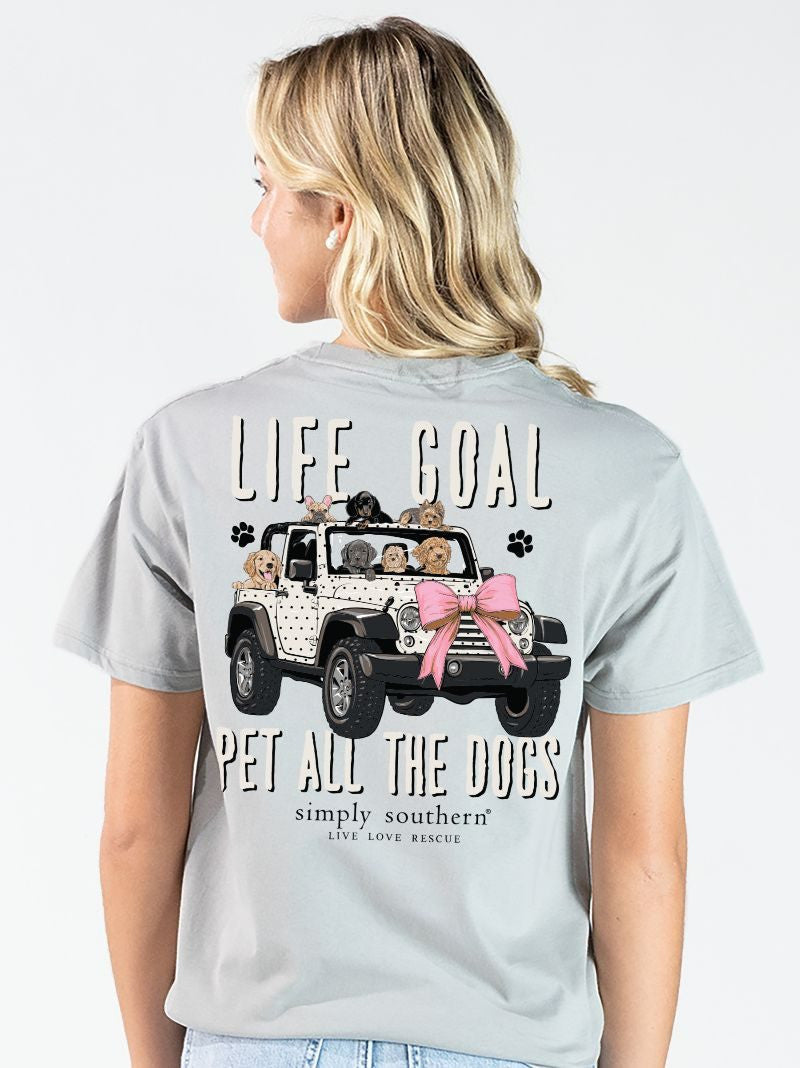 Simply Southern Women's Pet All The Dogs Tee
