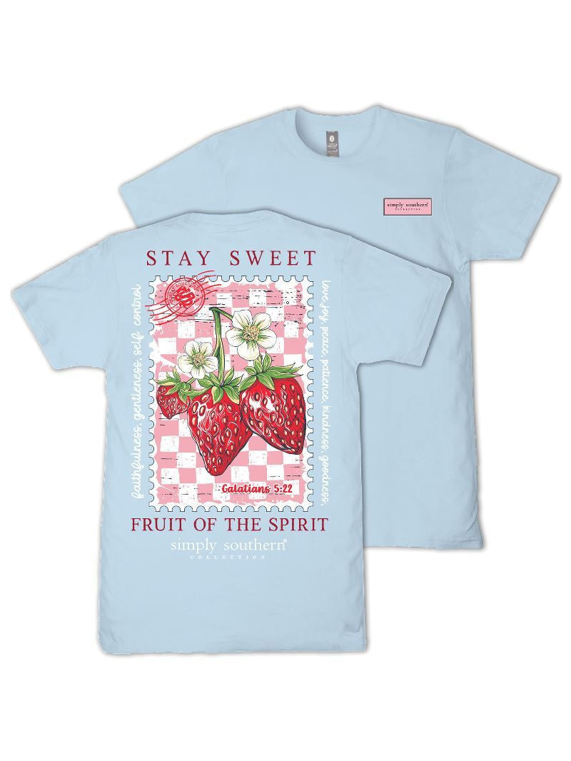 Simply Southern Women's Fruit of the Spirit Tee - Ice